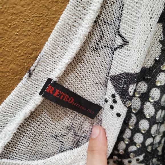 3/4 sleeve bling top - Picture 4 of 4